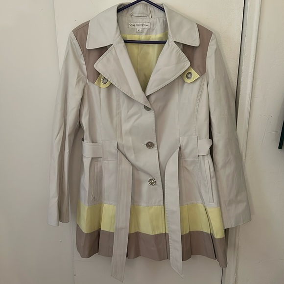 Via Spiga color block trench coat - Picture 1 of 5